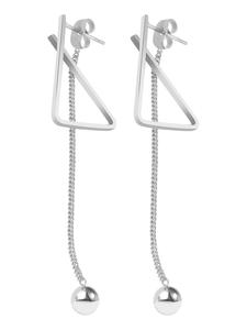 Adeliás Женские серьги из нержавеющей стали серебристого цвета