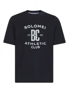 Футболка в рубчик с круглым вырезом Brunello Cucinelli