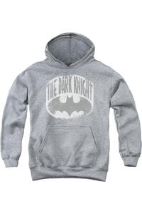 Батмен Темный рыцарь худи с капюшоном для детей Gildan, Athletic Heather