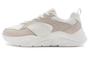 Кроссовки Lifestyle женские низкие розовый бежевый/белый Xtep