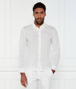 Льняная рубашка Slim fit Michael Kors, белый