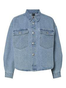 Джинсовая куртка обычного кроя Tamra 17157410 Pieces, синий