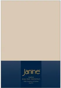 Простыня на резинке Janine всех размеров и цветов, песочного цвета, 90 см x 190 см x 100 см x 200 см