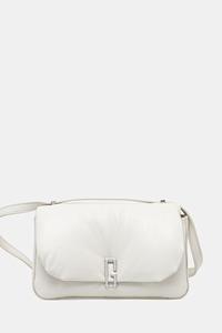 Кожаная сумка ALIZEE Guess, бежевый