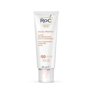 Солнцезащитный крем soleil-protect high tolerance comfort fluid spf 50 Roc, объем 50 мл