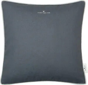 TOM TAILOR HOME декоративная подушка "Dove Signature", с окантовкой, чехол без наполнения, 1 шт 40х40 см, антрацит/темно-серый/серый