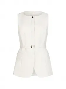 Жилет с поясом Liu Jo, бежевый