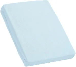 КУМ простыня "махровая простынь", махровая простыня KUM 140-160х200 см, 1 шт., светло-синий