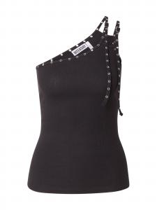 WEEKDAY Топ 'Bianca' в черном цвете