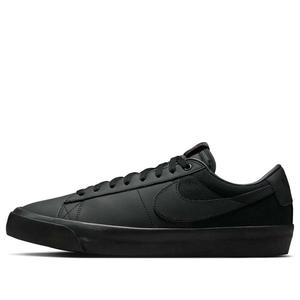 Кроссовки sb zoom blazer low pro gt iso 'triple black' Nike, черный