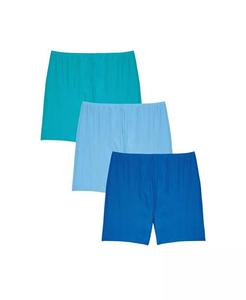 Хлопковые шаровары больших размеров (3 шт.) Comfort Choice, синий