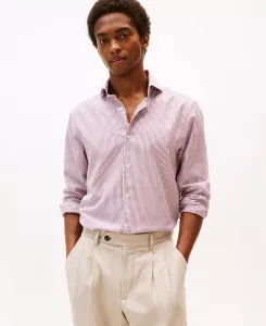 Мужская рубашка Royal Oxford Ithaca с длинными рукавами на пуговицах Tommy Hilfiger, красный