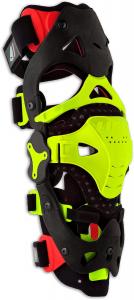 Бандаж для колена UFO PLAST Made in Italy KB001 MORPHO FIT - LEFT SIDE, цвет neon yellow, размер S/M UFO PLAST S.r.l., Left Side - Neon Yellow