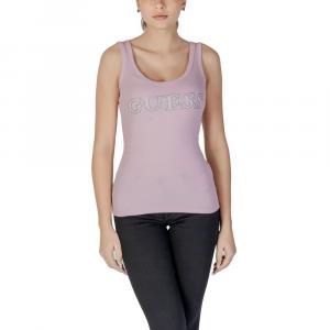 Фиолетовый хлопковый топ Guess