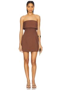 Мини-платье Jemma Misha, espresso