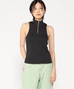 Ультратонкая велосипедная футболка на молнии/без рукавов с половинной молнией G-Star Raw, цвет Dark Black