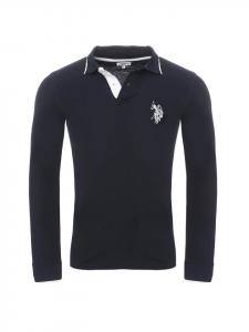 Лонгслив U.S. Polo Assn., цвет der farbe navy