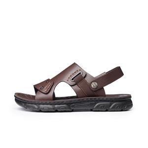 LAORENTOU Пляжные сандалии мужские черно-коричневые, цвет Brown