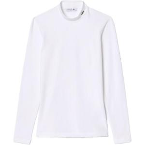 LACOSTE Футболка женская белая