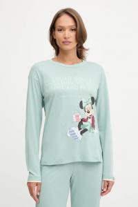 Длинный рукав пижамный United Colors Of Benetton, бирюзовый