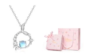 Disney Колье из серебра 925 пробы для женщин Princess