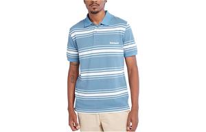 Рубашка поло мужская темно-синяя Timberland, синий