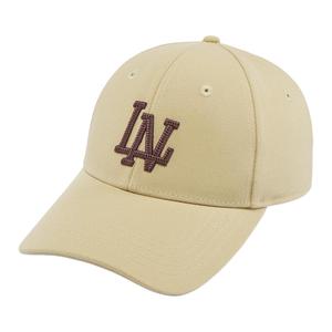 LINING Хлопковая бейсболка унисекс бежевая, Beige