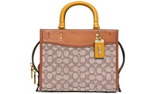 COACH Текстильная бумажная сумка через плечо