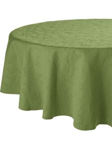 Erwin Müller Жаккардовая скатерть «Дюссельдорф» зеленого цвета