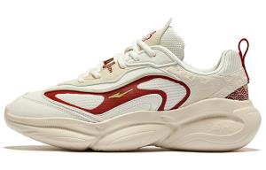 Кроссовки мужские с низким верхом из микрокристаллического белого яичного молочного пепла Erke