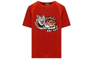 Детская футболка GUCCI, тёмно-красная