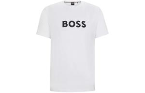 Футболка с принтом логотипа Boss HUGO BOSS, белый