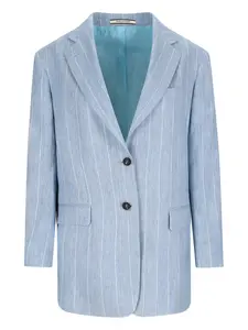 Пиджак в тонкую полоску TAGLIATORE, синий