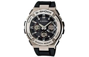CASIO Часы Men G-STEEL Series Black Watch GST-W110-1A, Black Dial