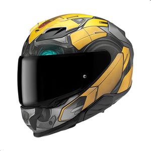 Шлем мотоциклетный HJC F71 Bumblebee Full Face с визором HJ-38 Pin-lock, одобрен DOT (MC3SF, X-Large)