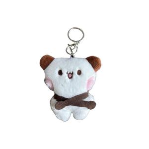 Милый и очаровательный брелок панда плюшевая игрушка высота 10см YUEYUEXIONG, белый