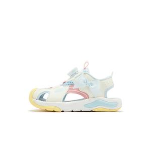 Детские сандалии с низким верхом, нескользящие и дышащие XTEP, синий/желтый