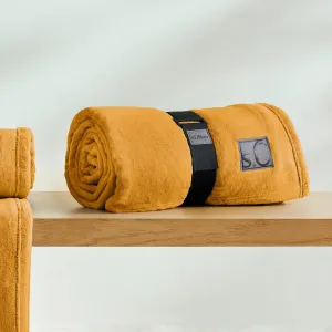 Плед s.Oliver s.Oliver Decke Kuschelsoft 150 x 200 см (ширина x длина), в ярких цветах S.Oliver, желтый