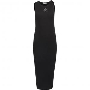 Платье миди Anchor JW Anderson, черное