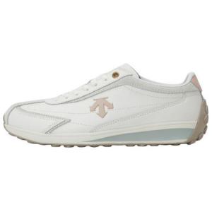 DESCENTE Кроссовки для бега Cron Racer Slip с низким верхом, устойчивые к истиранию, унисекс, белые