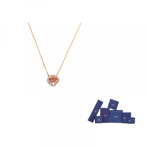 Кристальная подвеска на цепочке Swarovski