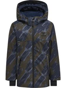 Hummel Куртка на молнии с отверстиями для больших пальцев, модель Hmllogan lifestyle для мальчиков, темно-оливковый цвет