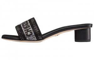 DIOR Женские сандалии Dway Quiet Slide черные