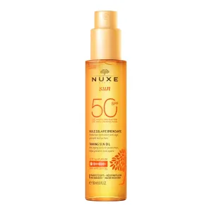 Масло для загара для лица и тела с spf 50 150 мл Nuxe