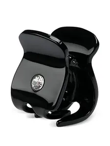 Заколка для волос Skipper с кристаллами Maison Michel, черный