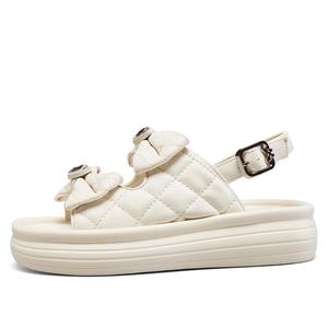 YEARCON Женские пляжные сандалии экрю, цвет Ecru