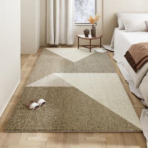 AOVOC Ковер 140х200 см для спальни/гостиной в стиле wabi-sabi, искусственная овчина, толстый