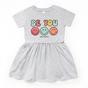 Платье для малышей Smileyworld be you groovy The Juniper Shop, Heather Grey