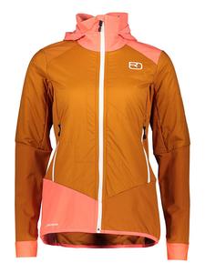 Куртка софтшелл ORTOVOX Hybridjacke Swisswool Col Becchei, цвет Orange/Rosa