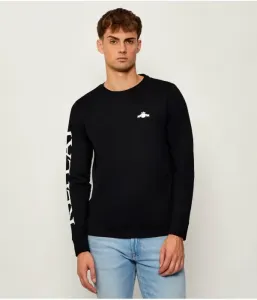 Лонгслив regular fit Replay, черный